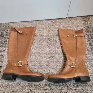 Naturalizer leather‎ boots size 6 brown like new